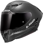LS2 Helmets Dragon Carbon Full Face Motorcycle Helmet W/ SunShield