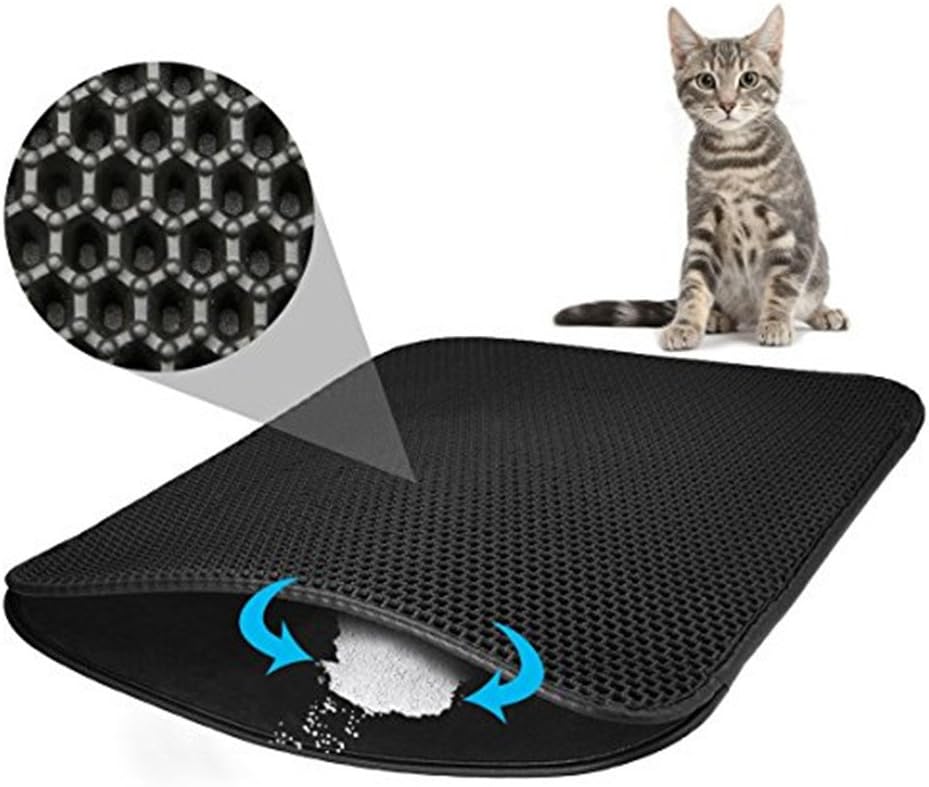 litter box mat with lip