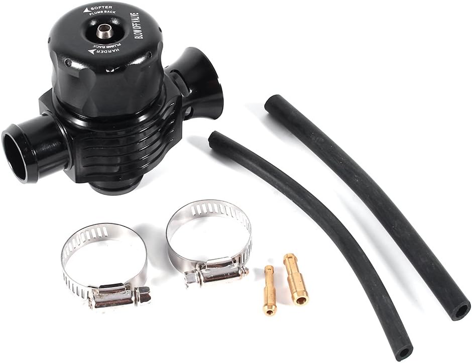 Turbo Dump Blow-Off Valve Fits for Golf, Passat, Seat Leon, Ibiza, Cupra, Audi A3, S3, A4, TT with 25mm External Diameter