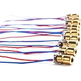DTOL 10 X WYHP Mini Laser Dot Diode Module Head WL Red 650nm 6mm 5V 5mW Pack of 10