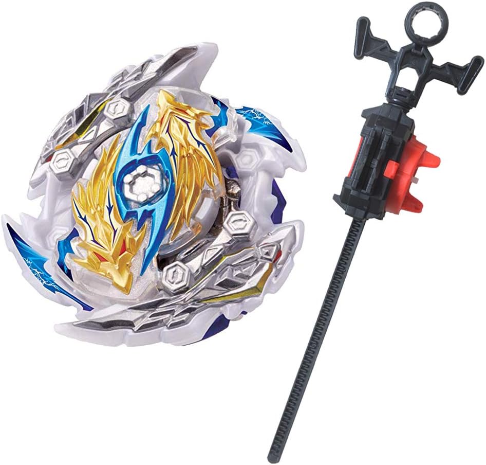 Bey Burst Blade Battling Top Battle Gyro B-144 Booster Zwei Longinus.Dr.Sp Attack Type Starter Spinning Top Launcher with L/R Spinning Toy Set for Kids Boys 6 7 8 9 10 11 12+ Years Old