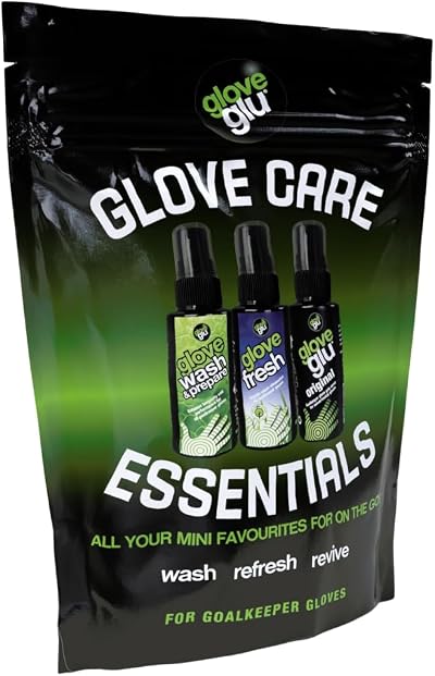 GloveGlu Glove Care Essentials Pack Original Fresh Wash Prepare 3 x 50ml