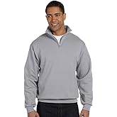Jerzees Men's NuBlend 1/4 Zip Cadet Collar Sweatshirt