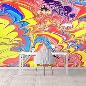 Wall Mural Beautiful Watercolor Painting Removable Self-Adhesive Large Wallpaper - 66x96 inches