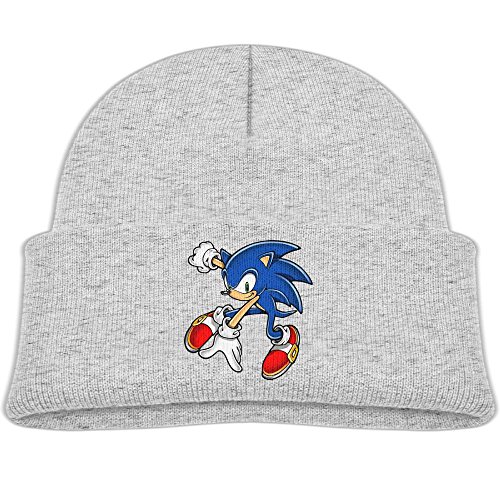 Sonic The Hedgehog Double Layers Winter Warm Lined Hat To Keep Your Little Ones Warm Ash