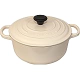 Le Creuset LS2501-203W Round Dutch Oven Enameled Cast-iron - (2.75 Quart) Cream