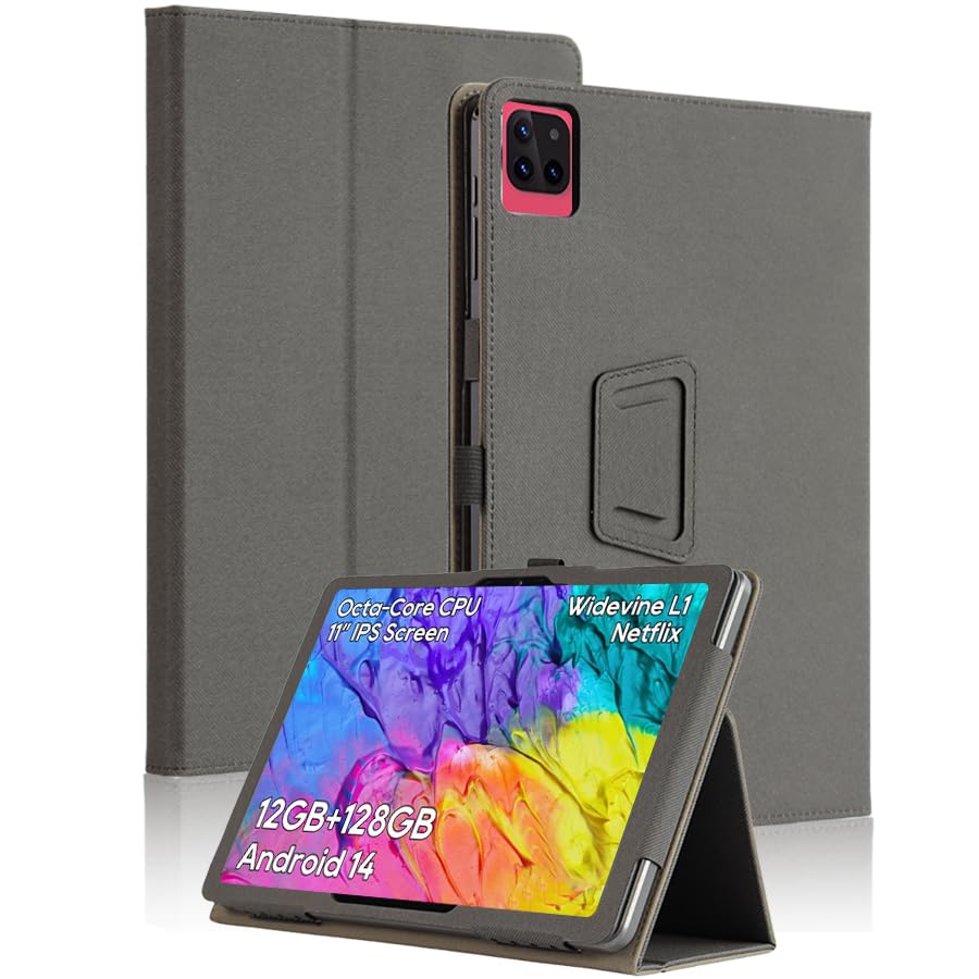 Photo 1 of [YUXELI] Tablet case for Callsky Ctab11/TABWEE W90 Tablet case 11inch, Protective Case, Handheld Band, Easy to Hold, Stand Function, Multiple Angles,Portable, Shock Resistant