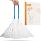 Meowant Cat Litter Box Liners for Automatic Cat Litter Box, Heavy Duty | Leak Resistant Drawstring Receptacles Bags Thickened Waste Bag for MeoWant MW-SC01/SC02/SC09 Automatic Cat Litter Box, 20pcs