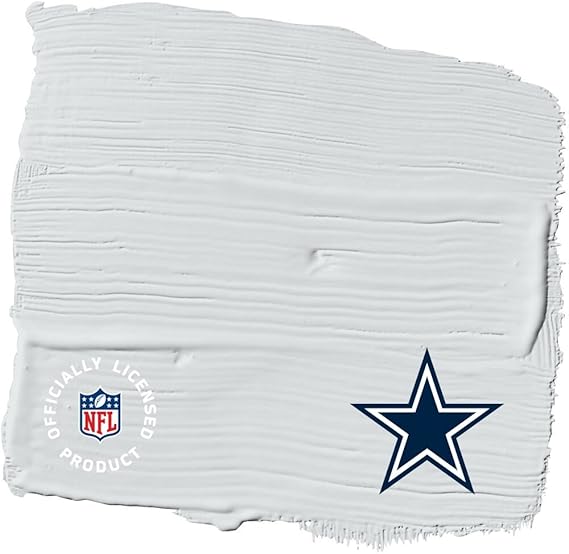 NFL Paint Color Dallas Cowboys Glidden One Coat Interior Paint + Primer Home