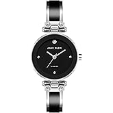 Anne Klein Women's Genuine Diamond Dial Bangle Watch
