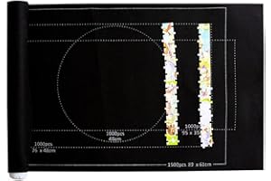 Large Puzzle Mat for Enthusiasts Storage and Travel Streamlines (up to 1500pcs) Mat Mats for Puzzles Mats for Floor