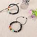 Jstyle 12Pcs Lava Bead Bracelet for Women Men Essential Oil Beads Chakra Yoga Bracelets Set