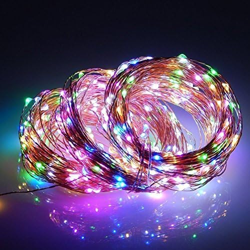 LeaTure Solar Fairy String Lights, 200 LED 66 Feet Flexible Durable Copper Wire Decoration for Wedding, Christmas, Halloween, Festivals, Garden, Lawn, Pathway, Porch (Multicolor)