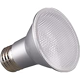 Satco 6.5 Watt PAR20 LED Light Bulb 2700K Warm White 40 Degree Medium Base 120 Volt 24-Pack California Compliant Replaces S94