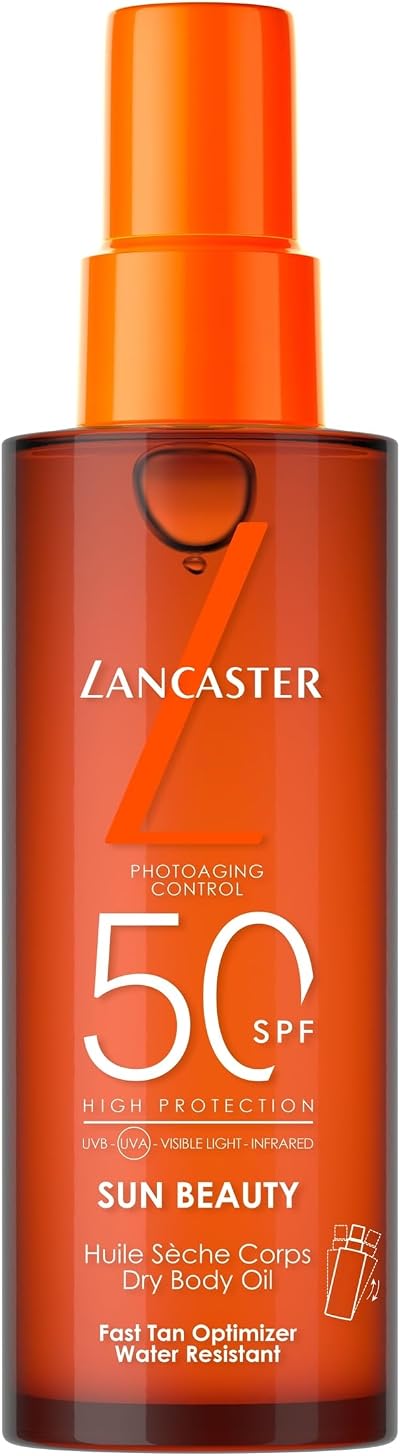 Lancaster Sun Beauty Dry Body Oil SPF50 150ml Broad Spectrum Tan Activator