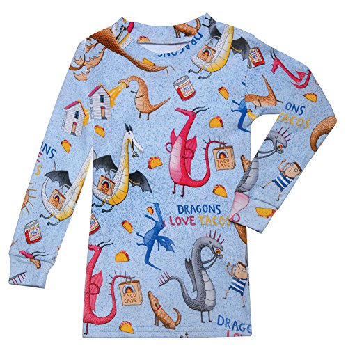 Dragons Love Tacos Kids Pajamas Set - 2T