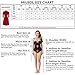Miusol Women's Retro V Neck Vintage Style Cocktail Party Swing Dress