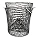 Pisfun Minnow Trap Crawfish/Ell/Grass Shrimp/Crawdads Trap Steel Bait Traps Storage Fishing Net Bucket (9 x 17.7-Inch)