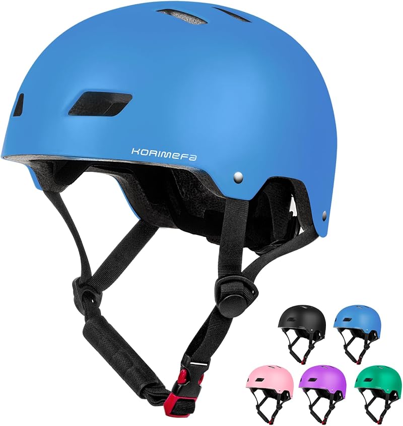 KORIMEFA Kids Bike Helmet Size S/M Age 3-13 Adjustable Ventilated
