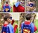 Asgift Cape and Mask Set of 4 Different Comics Cartoon Dressing Up Costumes for Kids