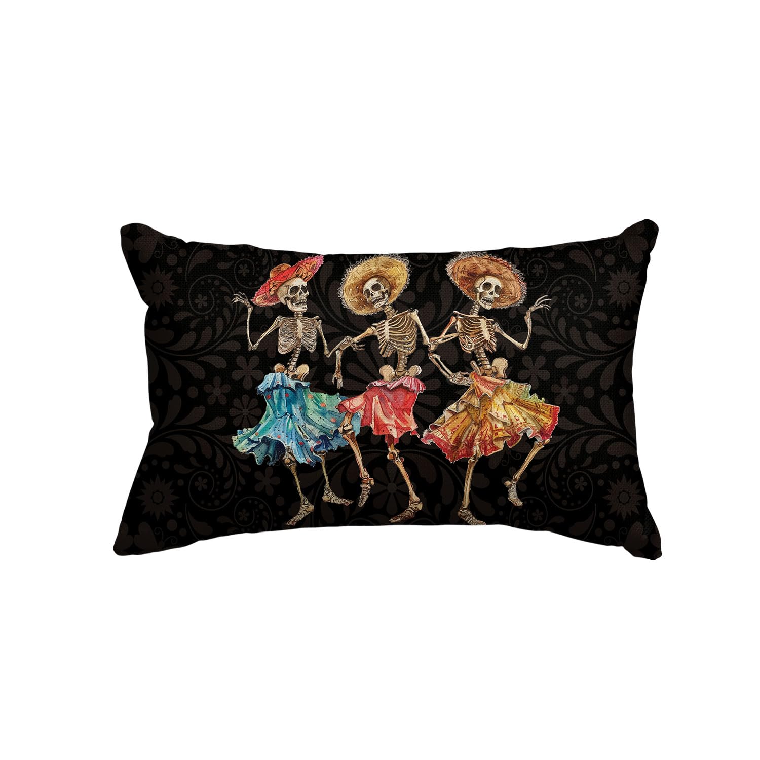 AVOIN Colorlife Juego De 4 Fundas De Almohada Para El Día De San Valentin 16 X 16 Pulgadas Diseno De Rayas De Corazon De San Valentin Con Texto En