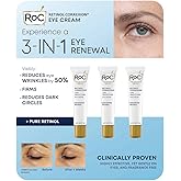 Eye See RoC Line Smoothing Eye Cream, 0.6 Fluid Ounce (Pack of 3)