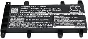5000mAh Replacement for Asus X756UJ, X756UQ, X756UV Battery, P/N 0B200-01800100, C21N1515