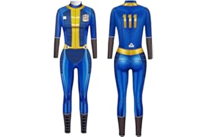 RWROBE Lucy MacLean cosplay Bodysuit outfit Fallooutt 33 Bodysuit Halloween Jumpsuit