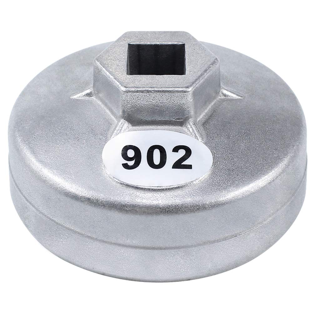 Cyleto 14 Flutes 67mm Oil Filter Cap Wrench Car Socket Remover Tool Socket Cap Removal Wrench