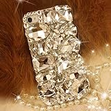 XDAYS® 3D Bling Shine Diamante Shaped Diamond Stones Crystal Hard Phone Case Cover For Smart Mobile Phones (Huawei Raven LTE H892L Phone, Diamond)