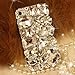 XDAYS® 3D Bling Shine Diamante Shaped Diamond Stones Crystal Hard Phone Case Cover For Smart Mobile Phones (Huawei Raven LTE H892L Phone, Diamond)
