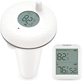 Inkbird Wireless Pool Thermometer and Receiver Set, Updated Version Floating Thermometer with Easy Read Display, Thermometer for Swimming Pool, Hot Tub, Hot Spring（Battery not Included）
