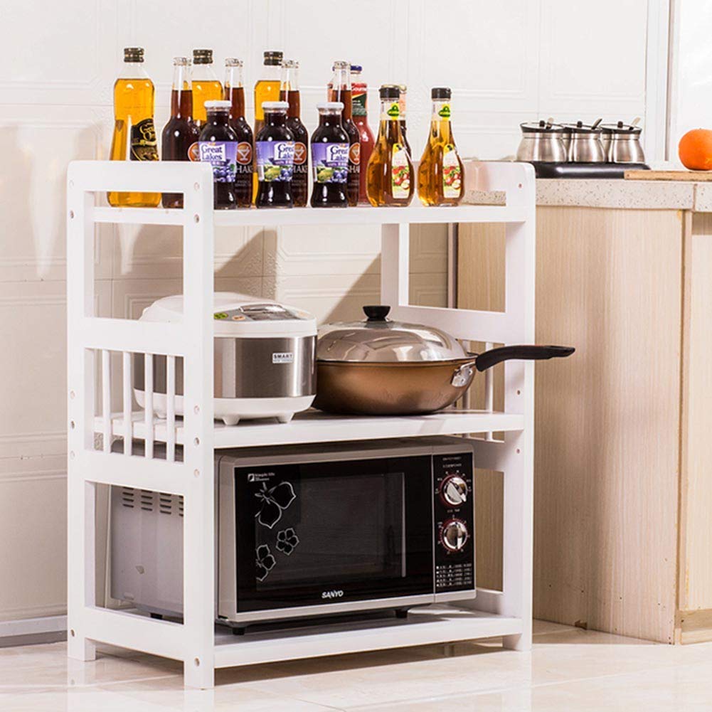 Chuan Han Estante de Cocina de Madera Microondas Horno Estufa de ...
