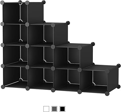 SIMPDIY Tragbares Schuhregal, rechteckiger Aufbewahrungsorganisator