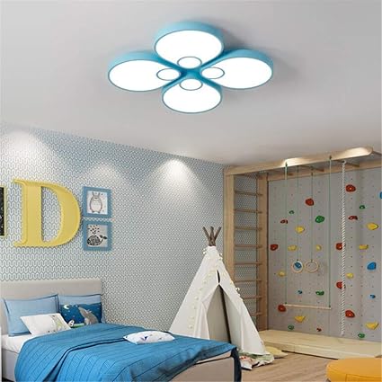 Amazon Com Gd1 Warm Creative Led Blue Ceiling Lamp Bedroom Study