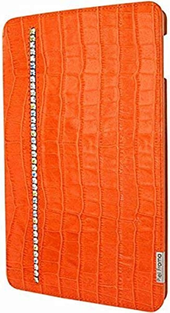 Piel Frama 723SWN"FramaSlim" Leather Case for Apple iPad Mini 4 - Crocodile Swaro Orange