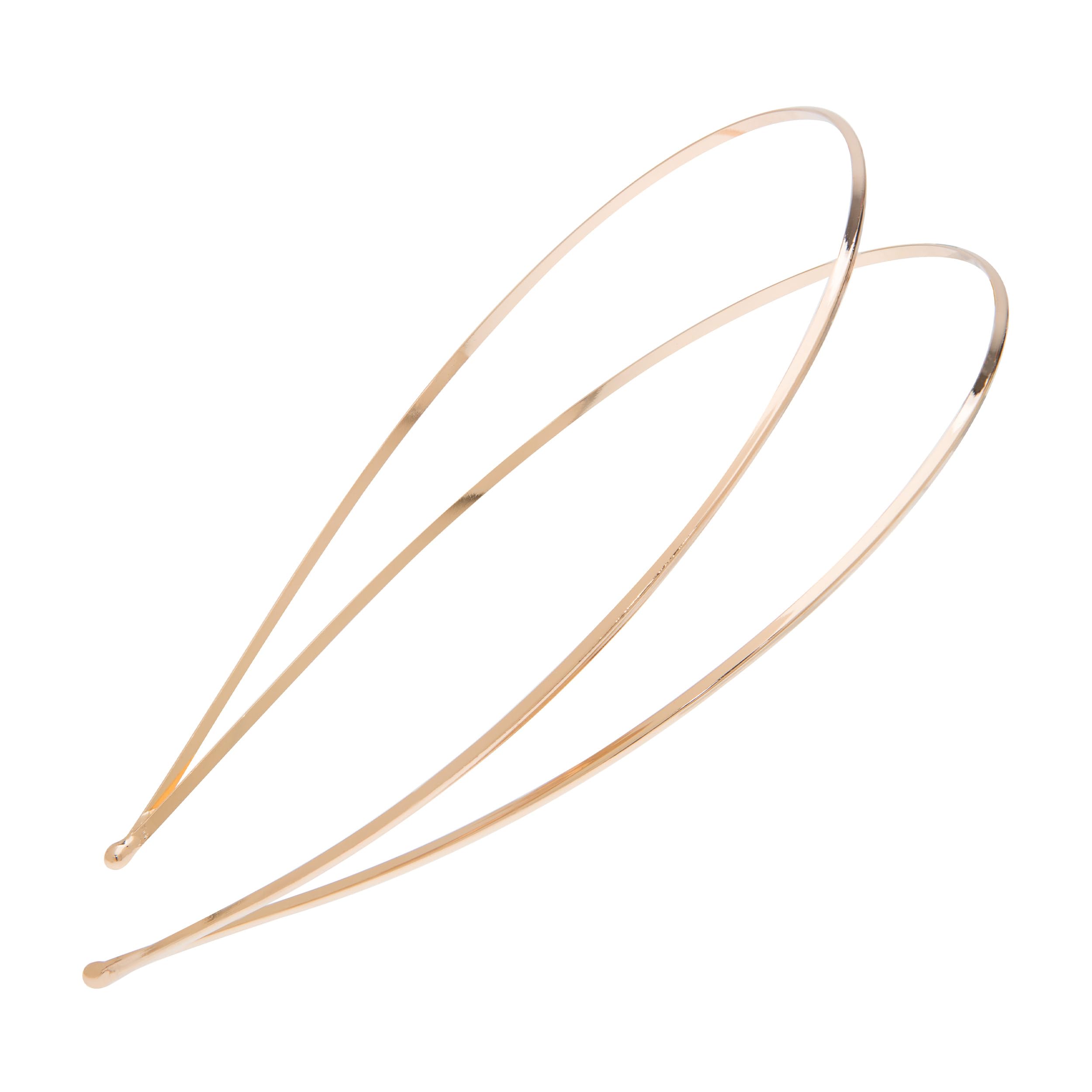 L. Erickson Double Metal Headband - Gold