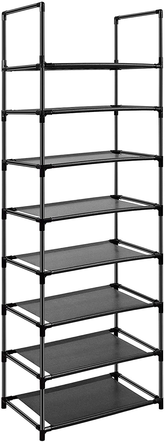 Photo 1 of Easyhouse 8 Tier Metal Sturdy Shoe Rack for Entryway/Closet, Stores 16-20 Pairs of Shoes, Multi-use Shelf Organizer for Space Saving Storage