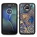 Moto G5S Plus Case, LEEGU [Shock Absorption] Dual Layer Heavy Duty Protective Silicone Plastic Cover Case for Motorola Moto G5S Plus - Gear Wheel