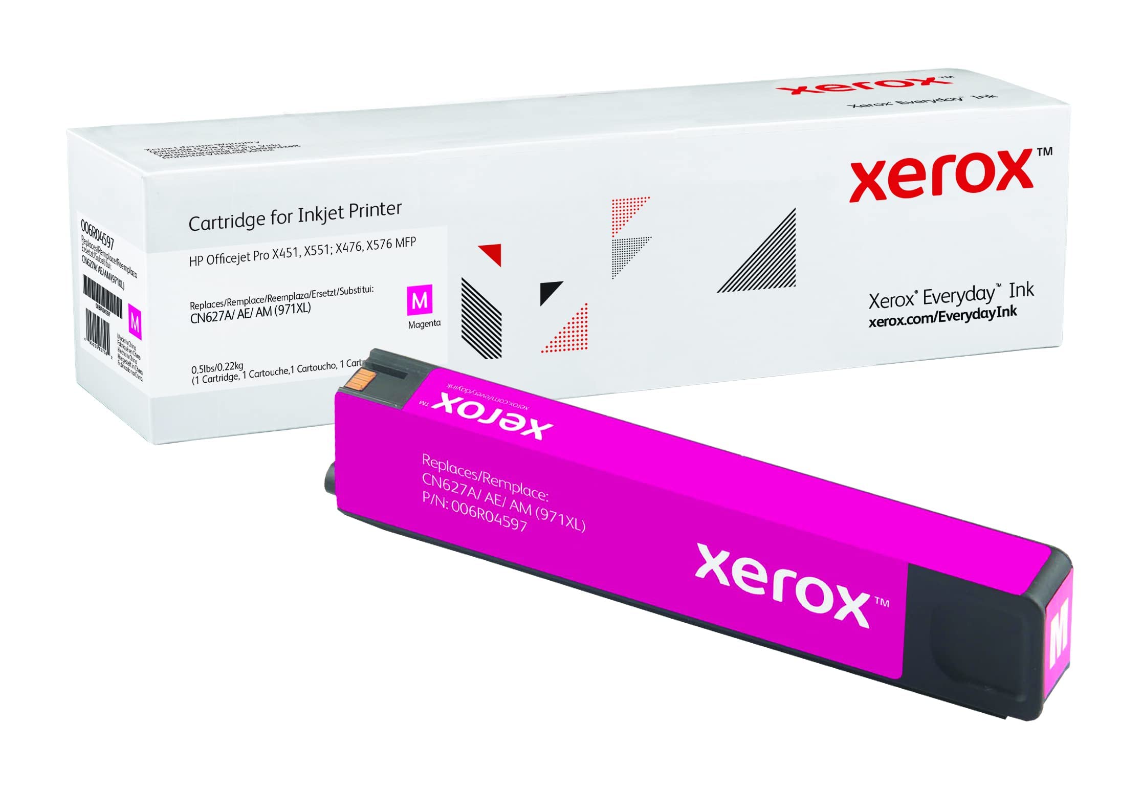 Everyday by Xerox Compatible HP 971XL CN627AE, CN627A, CN627AM Magenta Toner, High Capacity, Remanufactured