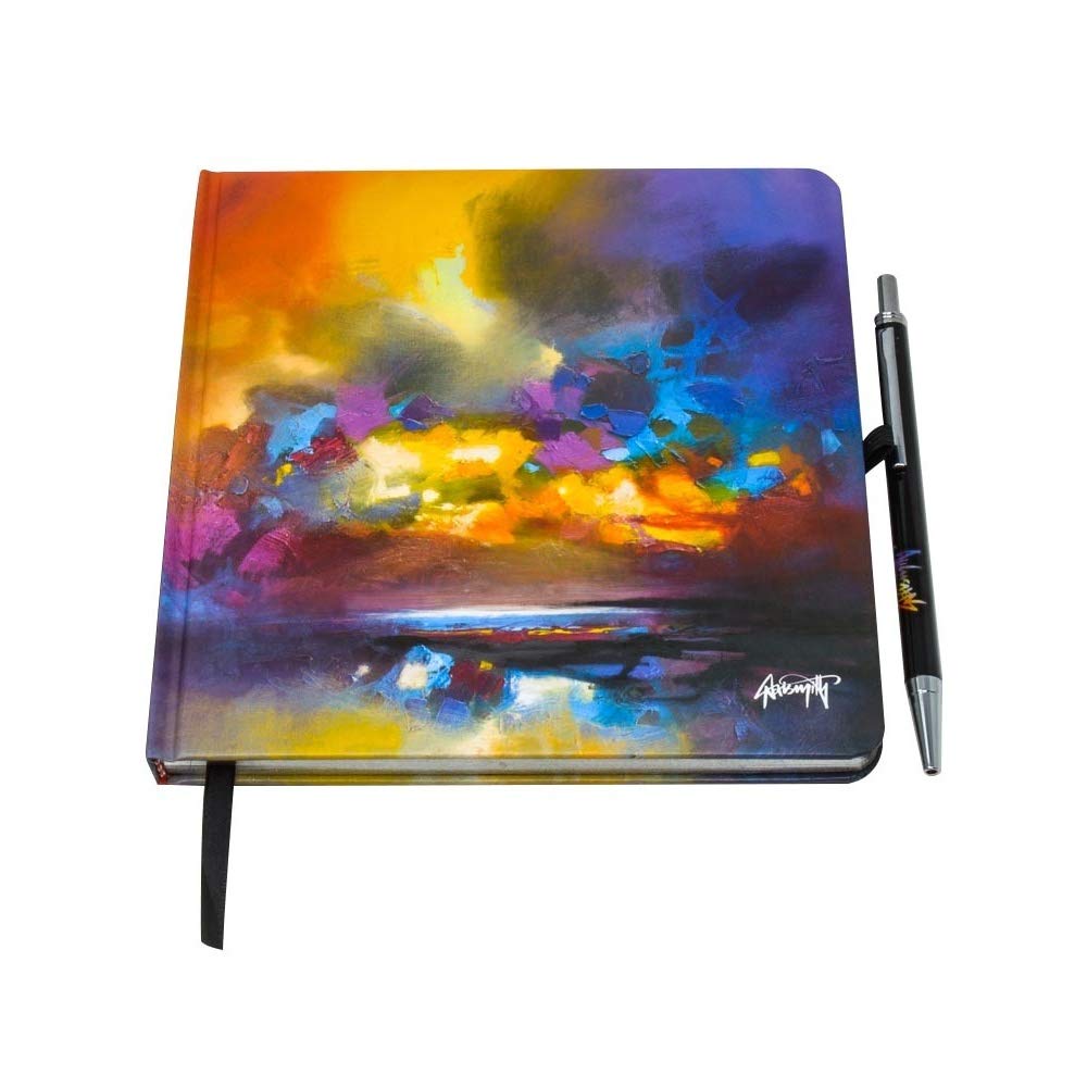 Scott Naismith Notebook Gift Set Notepad and Pen (Warmth Emanates Design) 192 Pages - Official Merchandise