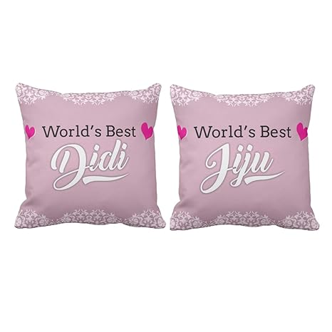 Buy Yaya Cafe 24x24 Inches For Sister Didi Jiju Cushion Cover