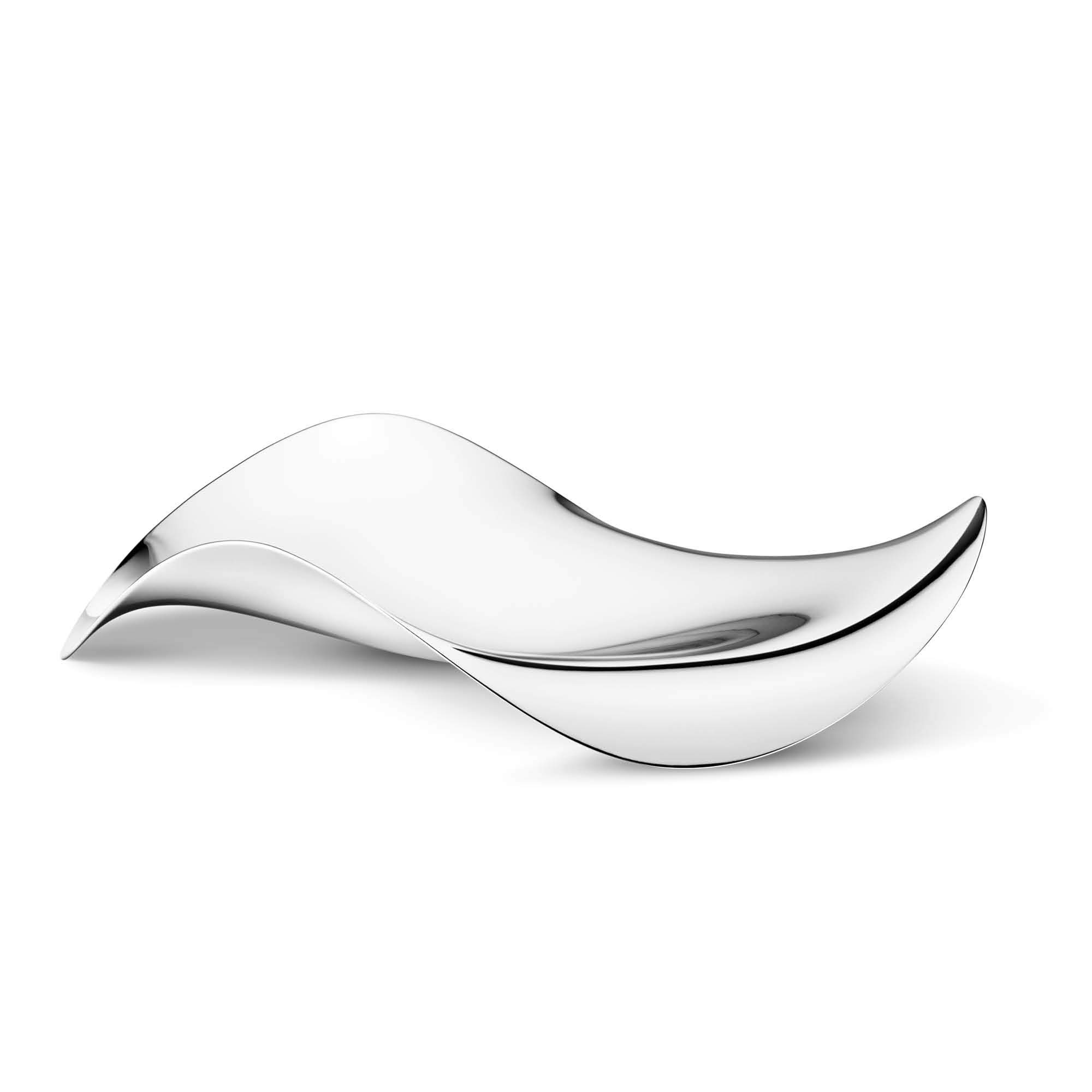Georg Jensen Cobra Tray - Mirror Polished Stainless Steel - Designed by Constantin Wortmann - Stylish Serving Tableware