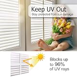rabbitgoo Static Window Film Privacy Frosted Glass 90x400 cm Stripe view 3
