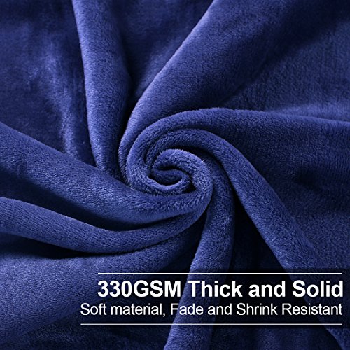 EASELAND Soft Queen Size Blanket Warm Fuzzy Microplush Lightweight