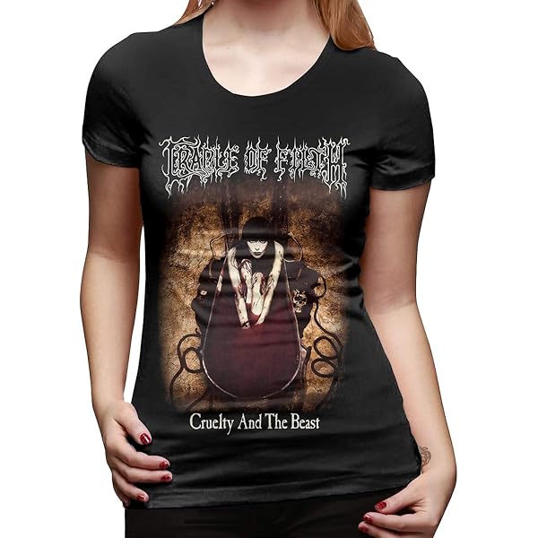 Amazon.com: Cradle of Filth T Shirt Womens Short Sleeve