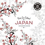 Vive Le Color! Japan (Adult Coloring Book): Color In: De-Stress (72 Tear-Out Pages)