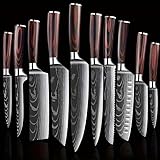 FIVE COWS 10-Piece Premium Japanese Kitchen Knife