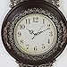 Giftgarden Classical Wall Clock Imitation Wood Color with Pendulum Clocks