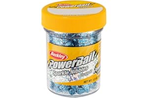 Berkley PowerBait Crappie Sparkle Nibbles, 1.2-Ounce
